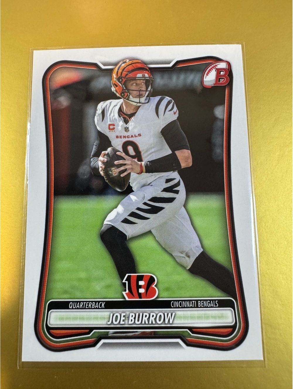 2026 Bowman Joe Burrow Cincinnati Bengals Card
